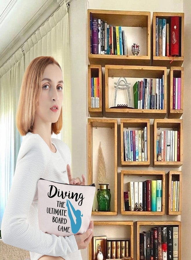 LEVLO Springboard Diving Cosmetic Bag Platform Diving Gift Board Game Makeup Zipper Pouch Bag Merchandise - Image 5