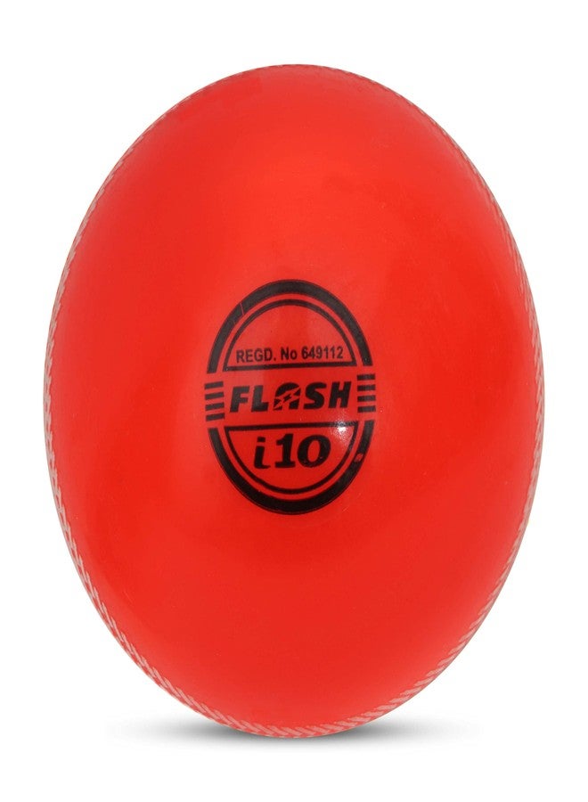 فلاش كرة كريكيت مطاطية ناعمة فلاش I-10 - عبوة من 6 كرات (متعددة الألوان) - Image 1