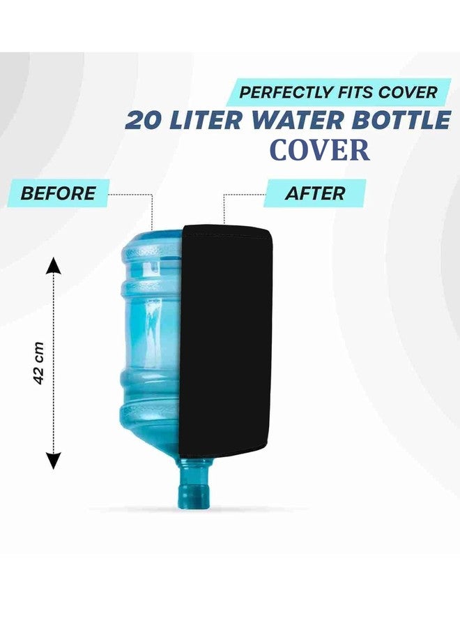 Vocal Store 20 Liter Water Dispenser Bottle Cover, Dustproof & Waterproof PVC Protector with Transparent Water Level Strip, Reusable, Easy to Clean, Fits Standard 20L Bottles V1MDOJ44BTC20L - Image 3