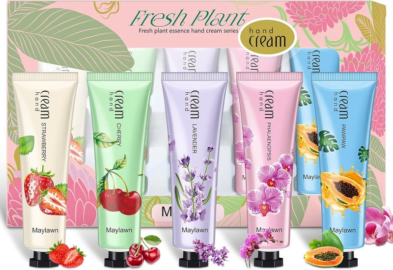 Hand Cream 5 x 30ml Hand Cream Gift Sets Pack of 5 Vegan Friendly and Cruelty Free Perfect for Birthday Mothers day Gifts idea For HerHim