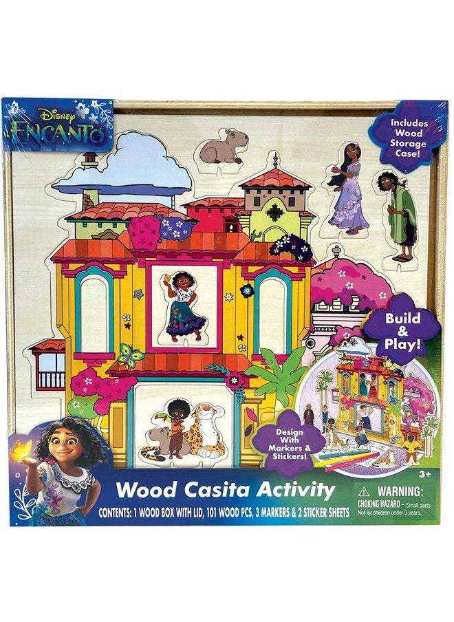 Tara Toys Disney Encanto: Wood Casita Activity Set Building & Decorating Set Ages 3+  - Image 1
