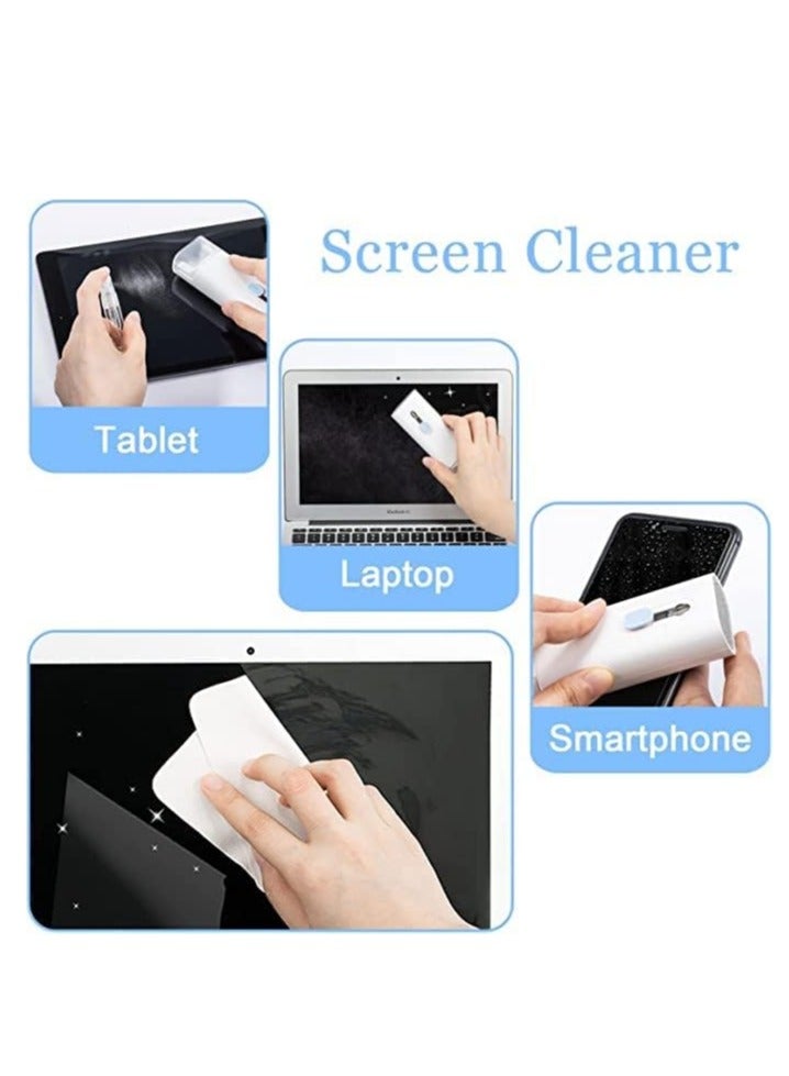 Altheqa 7 in 1 Keyboard Cleaner Set, Computer MacBook Earphone Cleaning Kit, Tablet and Screen Dust Brush Including Soft Sweep, Swipe, 3 in 1 Airpod Cleaner Pen, Key Puller and Spray Bottle Blue - Image 3