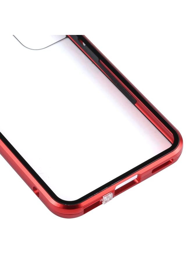 S-TOP Case For Samsung Galaxy S22 5G HD Magnetic Metal Tempered Glass Phone Case - Image 4