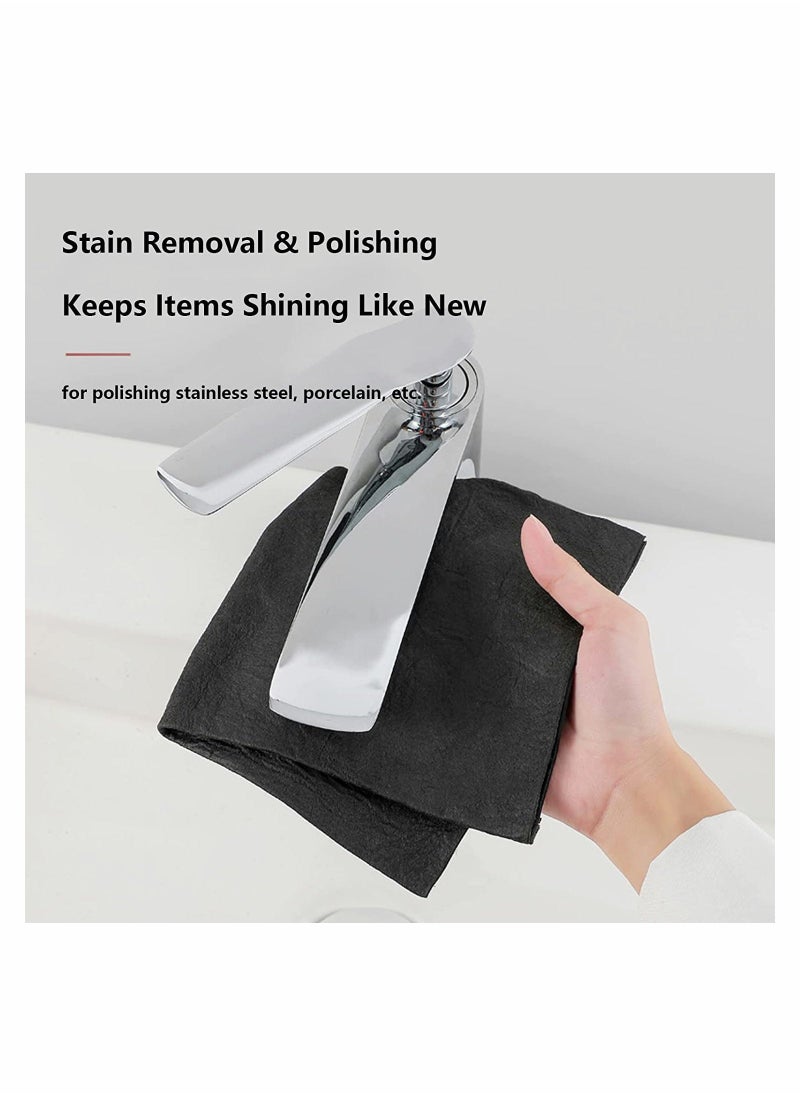 Beauenty 10Pcs Magic Cleaning Cloth Thickened Microfibre Cleaning Cloths Streak Free All Purpose Microfiber Towels Reusable Microfiber Cleaning Rag for Kitchen Bathroom Car Glass - Image 5