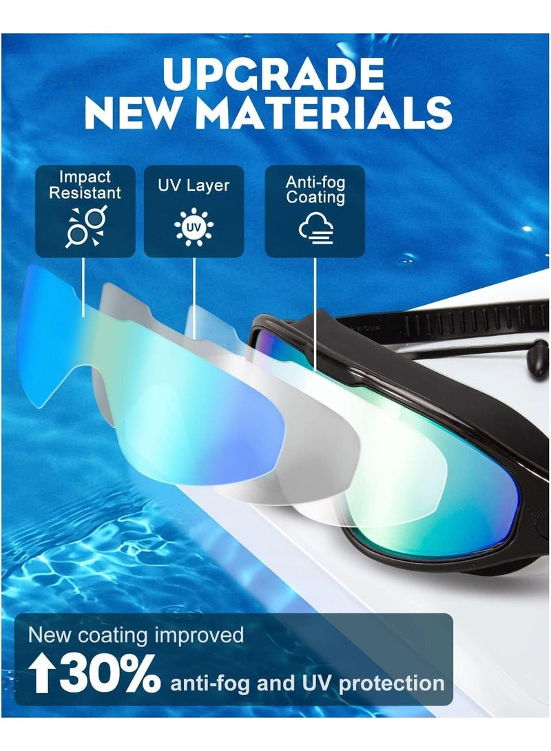 Fanski Swim Goggles,  Anti Fog No Leaking Swimming Goggles, For Men Women Youth - Image 2