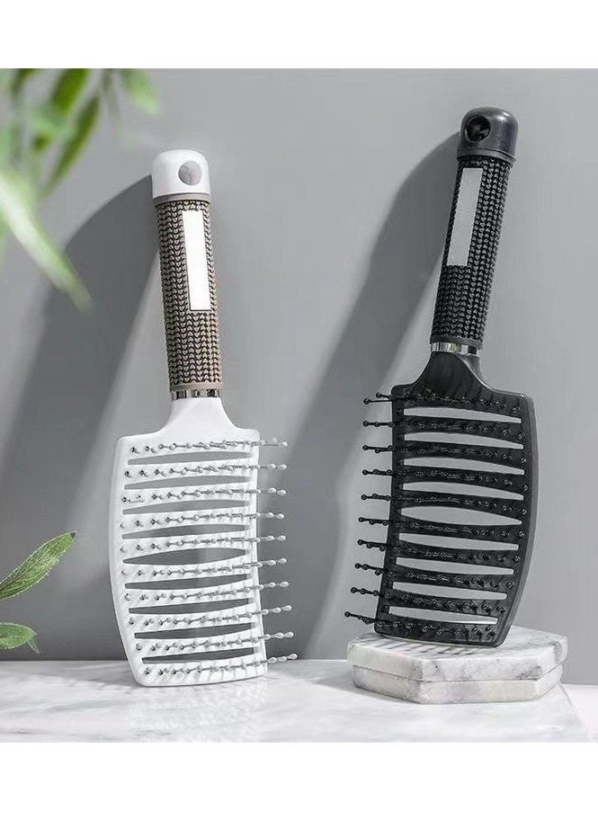 Generic - Bounce Curl Define Styling Brush,Curly Hair Brush, Wet Dry Detangler Hair Brush,The Essential Tool For Shaping And Styling Your Curls, Achieve Perfectly Defined Curls - Image 1
