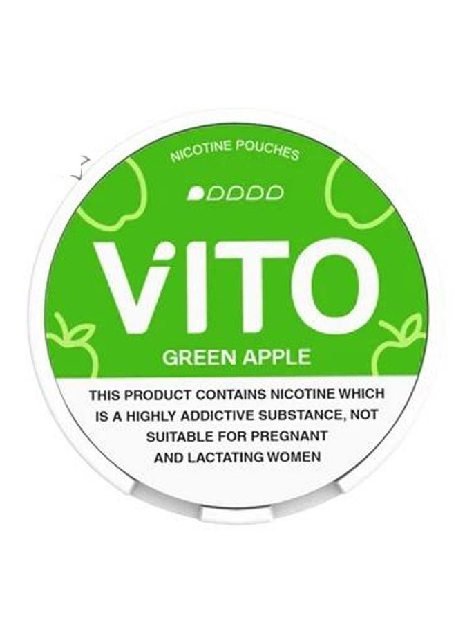 Nicotine Pouch For Quitting Smoking, Green Apple, 3mg, 20Pcs