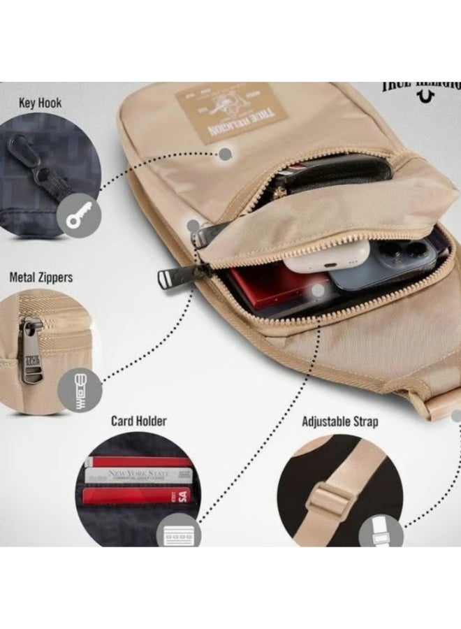 True Religion Crossbody Bag YETA 2.0 - Beige - Image 4