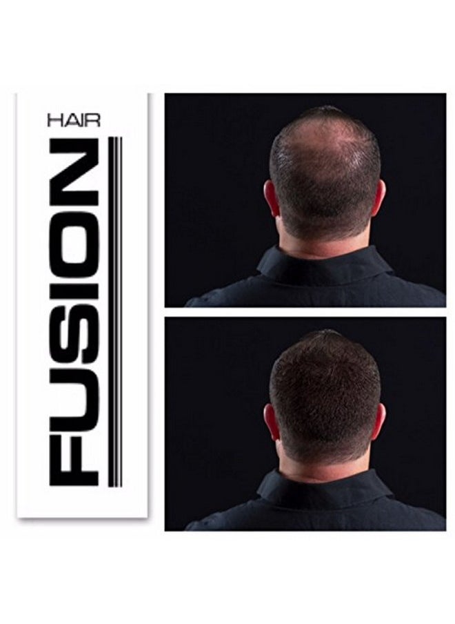 Hair Fusion 100% Real Human Hair Fibers Conceal Bald And Thinning Hair Root Touch Up Volumizer Unisex (1.05 Oz Dark Brown)  - Image 4