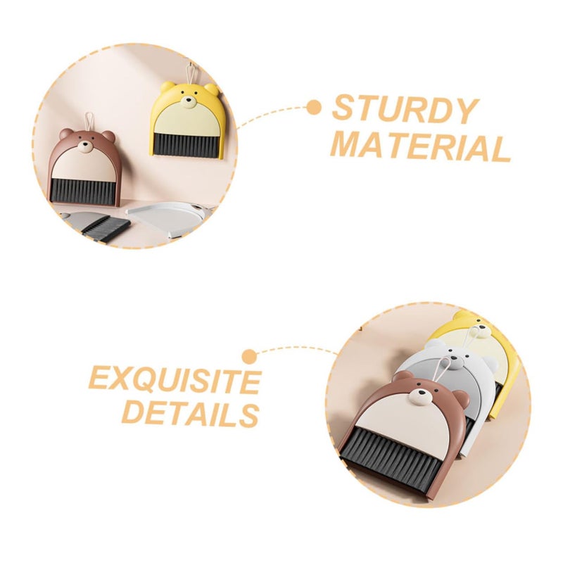 Mini Cleaning Broom And Dustpan Set For Kids Desktop Hand Broom Brush Small Dustpan - Image 4