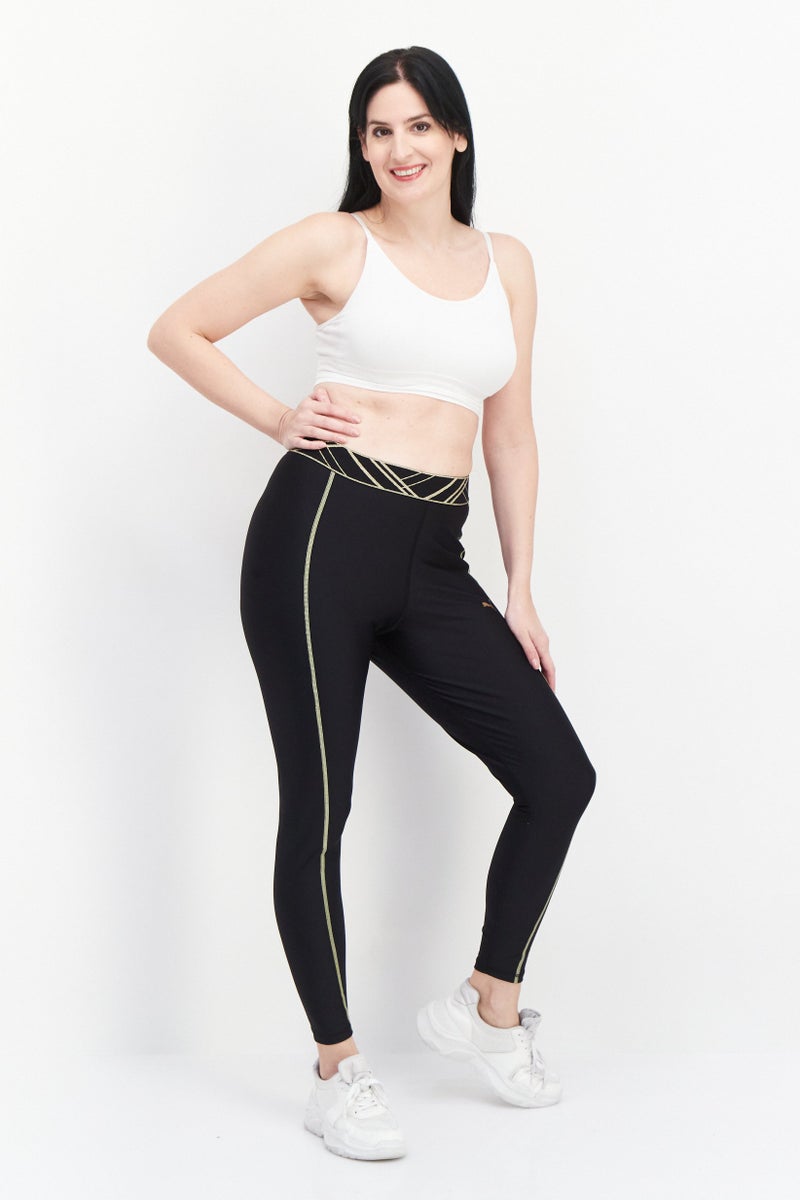 PUMA Women Sportswear Fit Brand Logo Training Legging, Black - Image 4