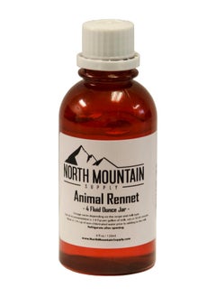 North Mountain Supply Professional Quality Liquid Calf Rennet - Animal Rennet For Cheese Making - 4 Fluid Ounces 