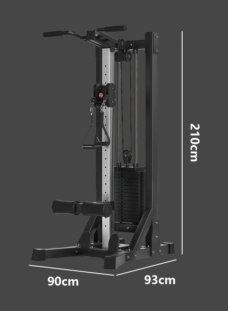 صالة ألعاب رياضية منزلية متعددة الوظائف - تدعم تمارين القرفصاء/السحب/تدريب الحبل - Image 5