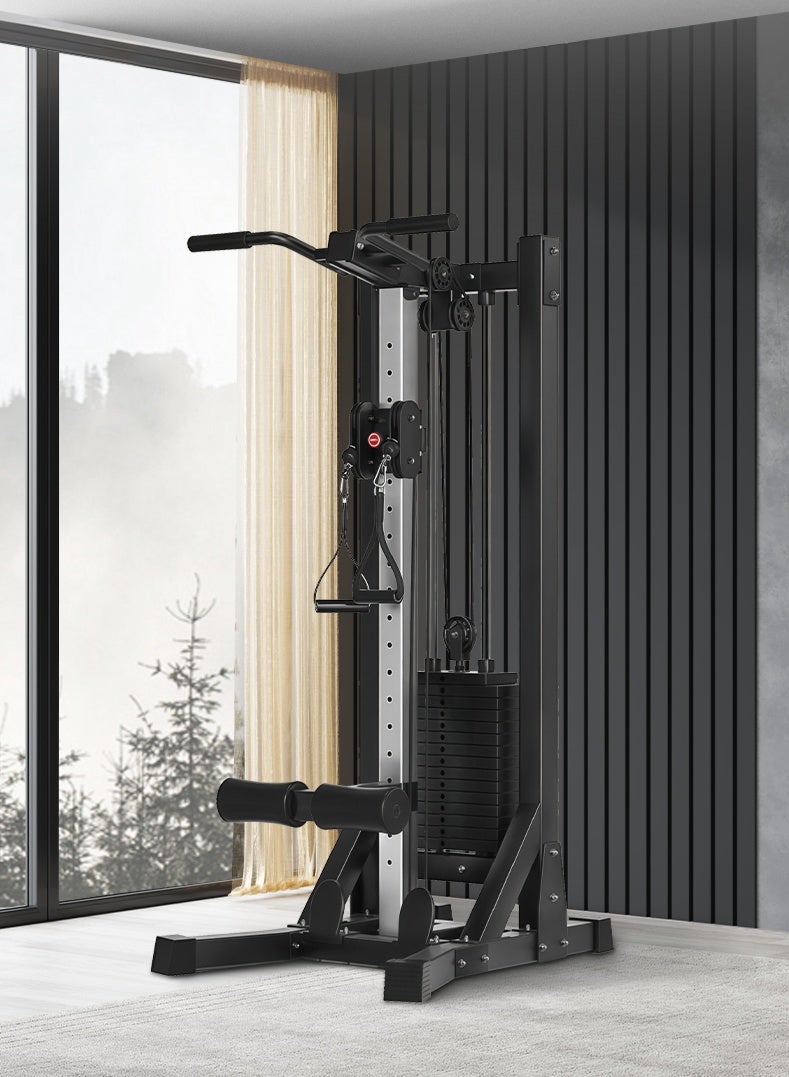 صالة ألعاب رياضية منزلية متعددة الوظائف - تدعم تمارين القرفصاء/السحب/تدريب الحبل - Image 1