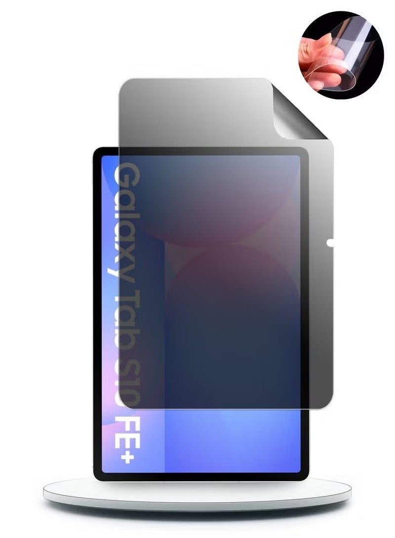 TIGER Samsung Galaxy Tab S10 FE Plus 13.1 5G 2025 (13.1 inches) Wtech Premium Pure Hydrogel Anti Spy / Anti Privacy Film Thin and Flexible Screen Protector (TSHFMP) - Clear  - Image 1