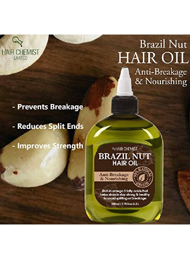 Hair Chemist 99% Natural Hair Oil Brazil Nut 7.78 Oz. - Image 3