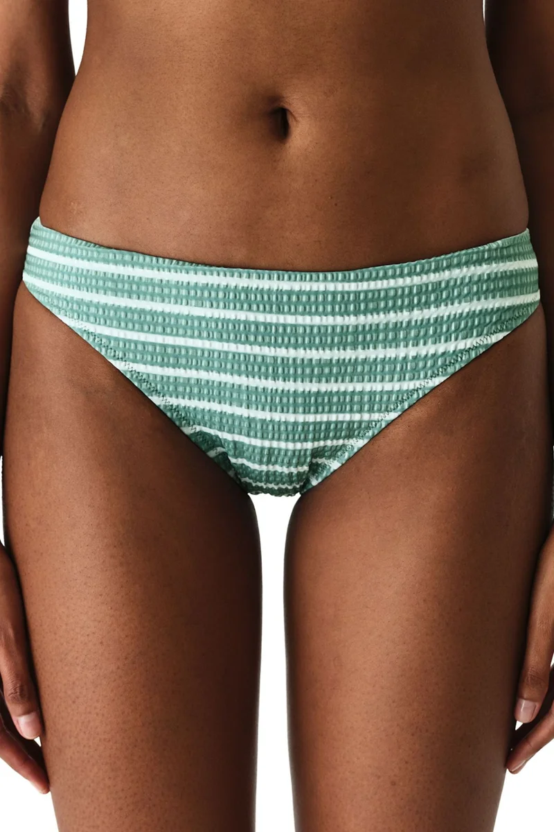 Penti PENTI Maela Striped Textured Mid Waist Bikini Bottom