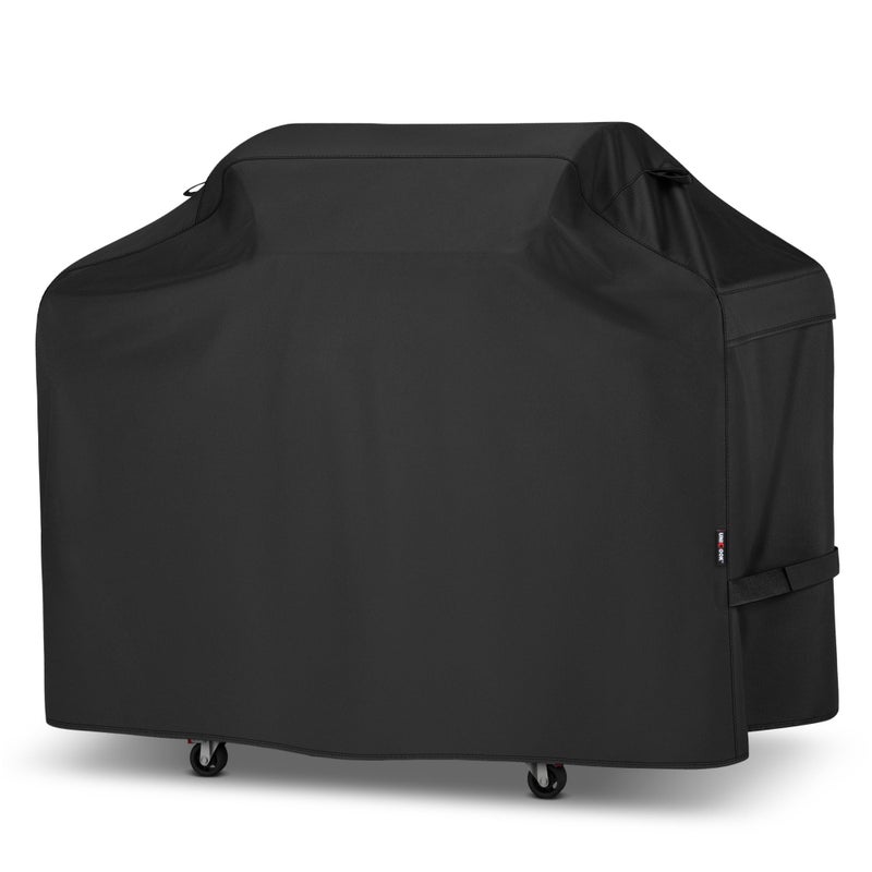 Unicook Grill Cover 65 Inch for Outdoor Grill, Heavy Duty Waterproof BBQ Cover with Side Handles and Air Vents, Weather Resistant, Compatible with Weber Charbroil Nexgrill Kenmore Gas BBQs, Black - Image 1