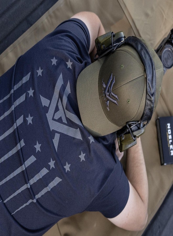 فورتكس قبعة Vortex Optics Flexfit - لون زيتوني داكن، مقاس كبير/كبير جدًا - Image 5