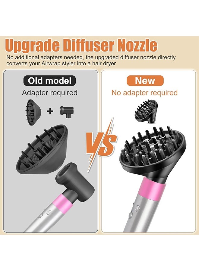 ترقية فوهة الناشر ، مرفق الناشر لـ Dyson Airwrap HS01 HS05 HS08 ، مرفقات ناشر الشعر لنوع الشعر الملفوف أو الملفوف - Image 3