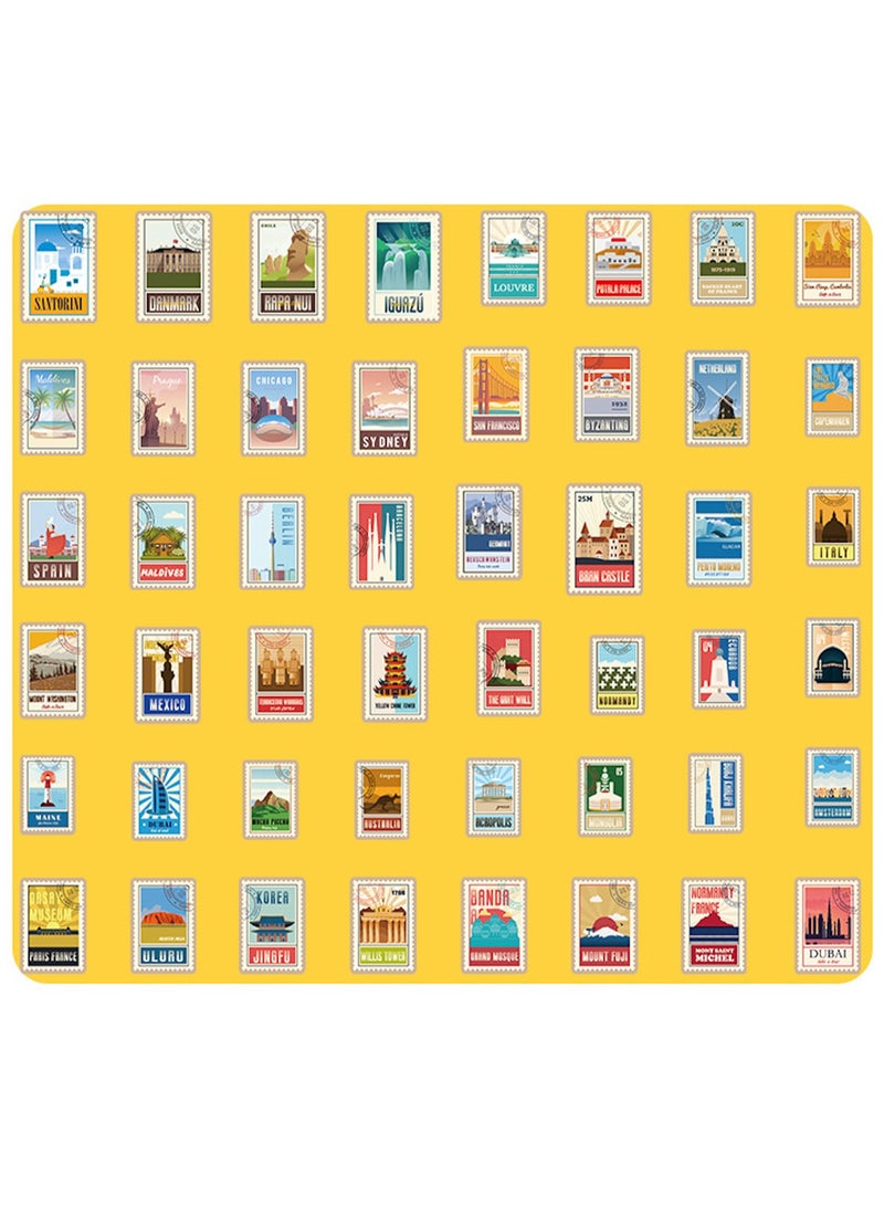 ORAINBOW Travel Around The World Stickers 100 Pack Vinyl Laptop Stickers Waterproof Map for Water Bottles Graffiti Teens Girls Kids Adults - Image 3