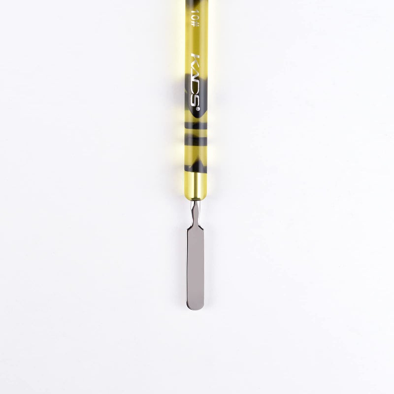 KADS Kolinsky Brush 2 Way Acrylic Professional French Manicure Clean-up Brush Nail Art Brush Stirring Rod((10#) - Image 3