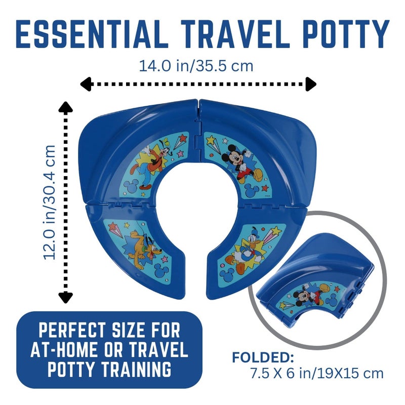 Disney Mickey Mouse "Pals at Play" Folding Potty Seat - Travel Potty Training Seat - Image 2