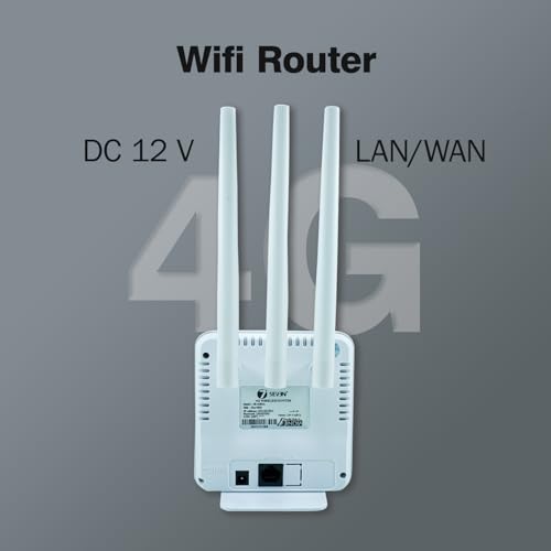 7-Seven 7 SEVEN 4G Router Supports 5G SIM Cards (4G Speed Output) Dual Band Modem with Ethernet LAN Port & 3 High-Gain Antennas for Stable, Secure, High-Speed WiFi - 5G Network Not Supported - Image 2
