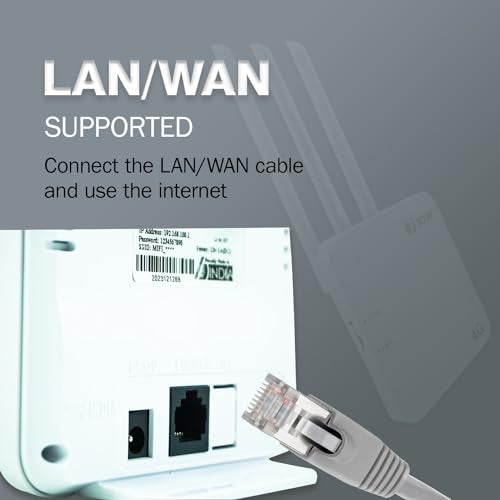 7-Seven 7 SEVEN 4G Router Supports 5G SIM Cards (4G Speed Output) Dual Band Modem with Ethernet LAN Port & 3 High-Gain Antennas for Stable, Secure, High-Speed WiFi - 5G Network Not Supported - Image 5