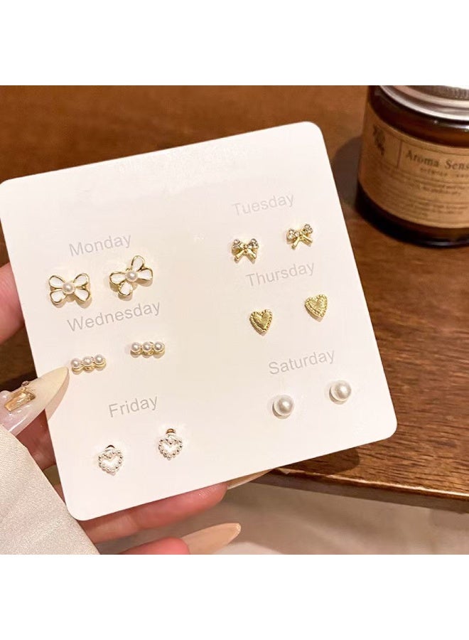 Goolsky Butterfly Bow Stud Earrings Set – Hypoallergenic Healing-Friendly Cute Ear Piercing Kit for Girls & Women, Safe Comfortable - Image 3