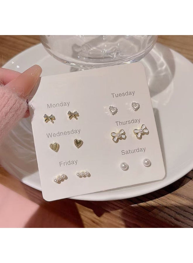 Goolsky Butterfly Bow Stud Earrings Set – Hypoallergenic Healing-Friendly Cute Ear Piercing Kit for Girls & Women, Safe Comfortable - Image 4