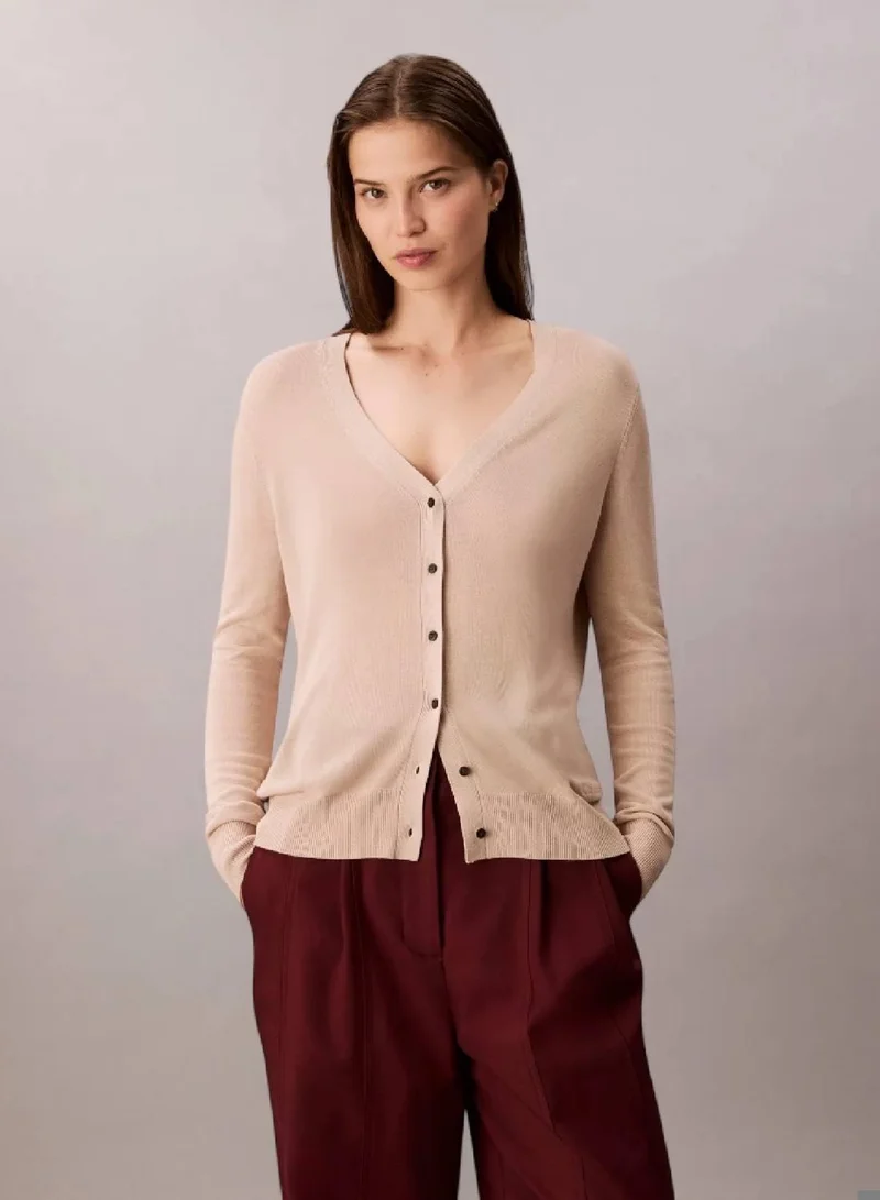 Fine Gauge Viscose Cardigan