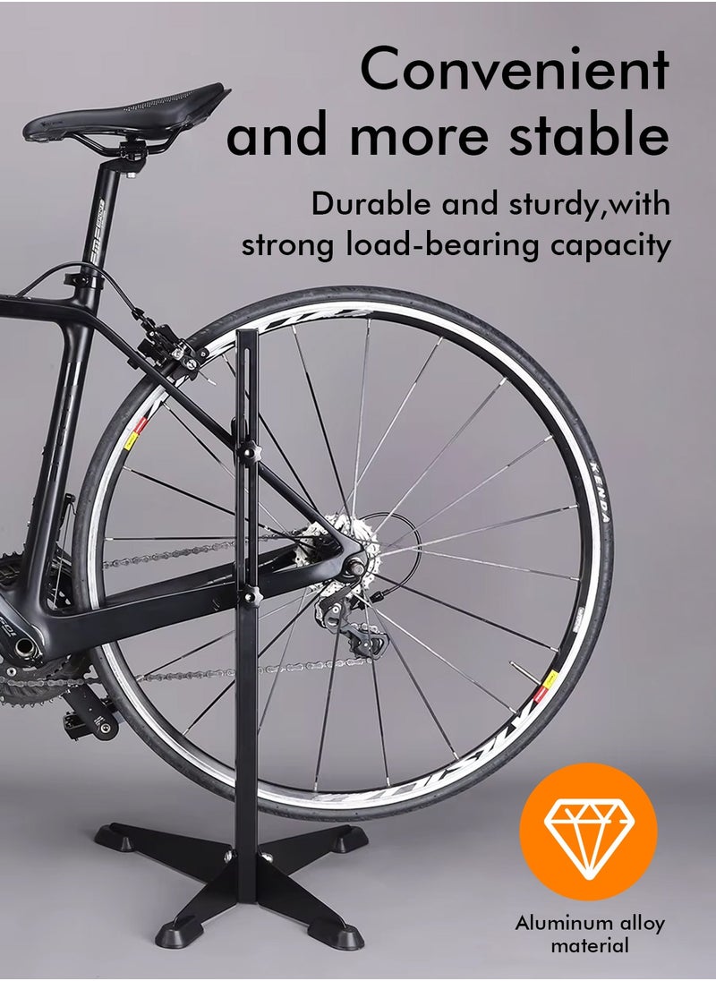 HomarKet Bike Parking Stand,Bike Floor Stand Parking Rack，Bike Rack Bicycle Floor Parking Stand, Bike Storage Holder for Garage,Indoor & Outdoor，Mountain & Road Bikes  - Image 2