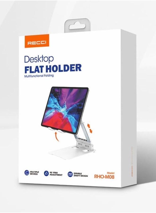 Recci Desktop Flat Tablet Holder silver, RHO-M08  - Image 2