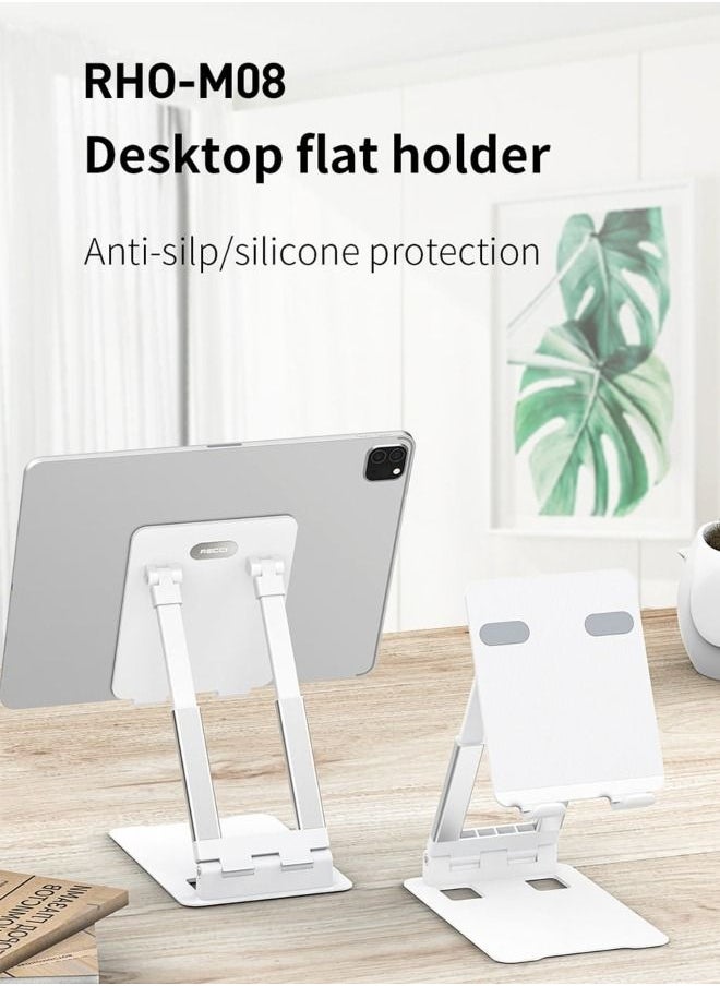 Recci Desktop Flat Tablet Holder silver, RHO-M08  - Image 3