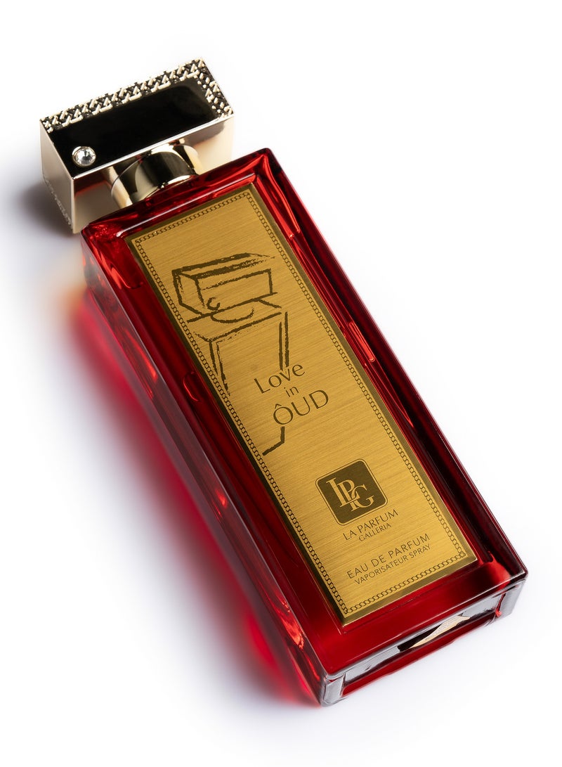 لا بارفوم جاليريا "عطر لوف إن عود روج أو دو برفيوم | سيمفونية رومانسية من العود والأناقة الزهرية | عطر للجنسين مصنوع لذكريات تدوم | 100 مل من الفخامة الخالدة" - Image 2