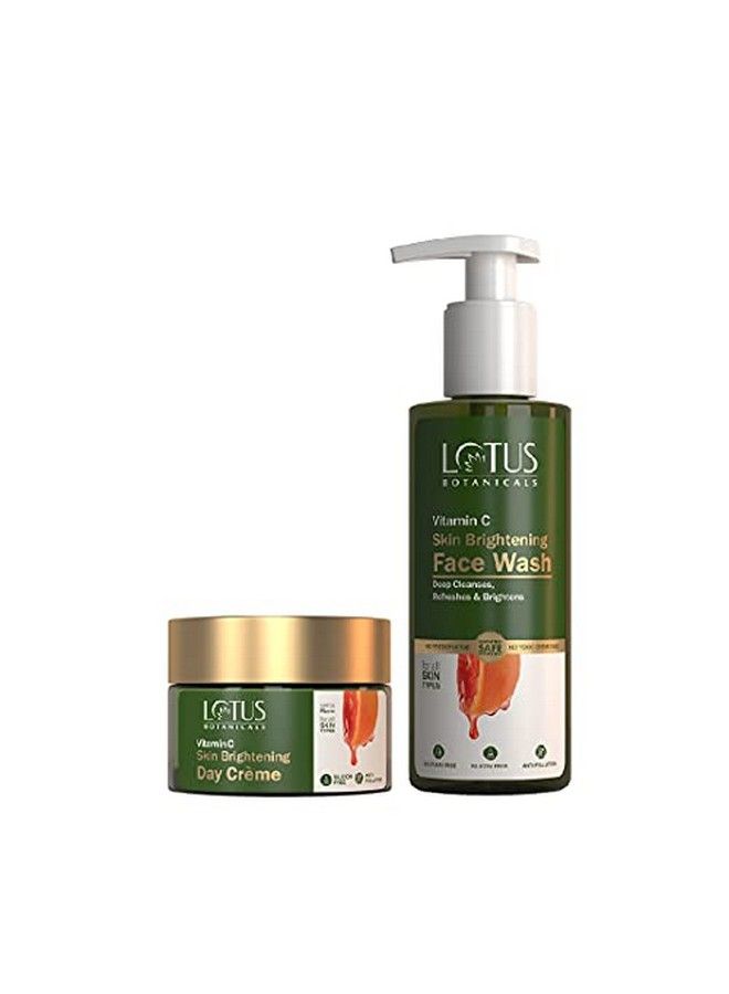 LOTUS BOTANICALS Vitamin C Face Wash & Moisturiser Day Cream Combo  - Image 2