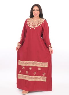 Cotton Abaya with elegant embroidery
