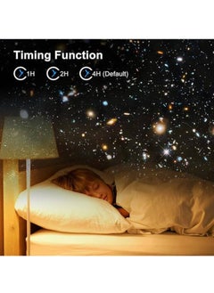 ELTRAZONE Planetarium Star Projector – Realistic Starry Sky & Solar System Constellation Night Light, Moon & Stars Projection for Kids & Adults – Home Theater, Bedroom, Living Room Decor (White) | STAR12IN1  - Image 4
