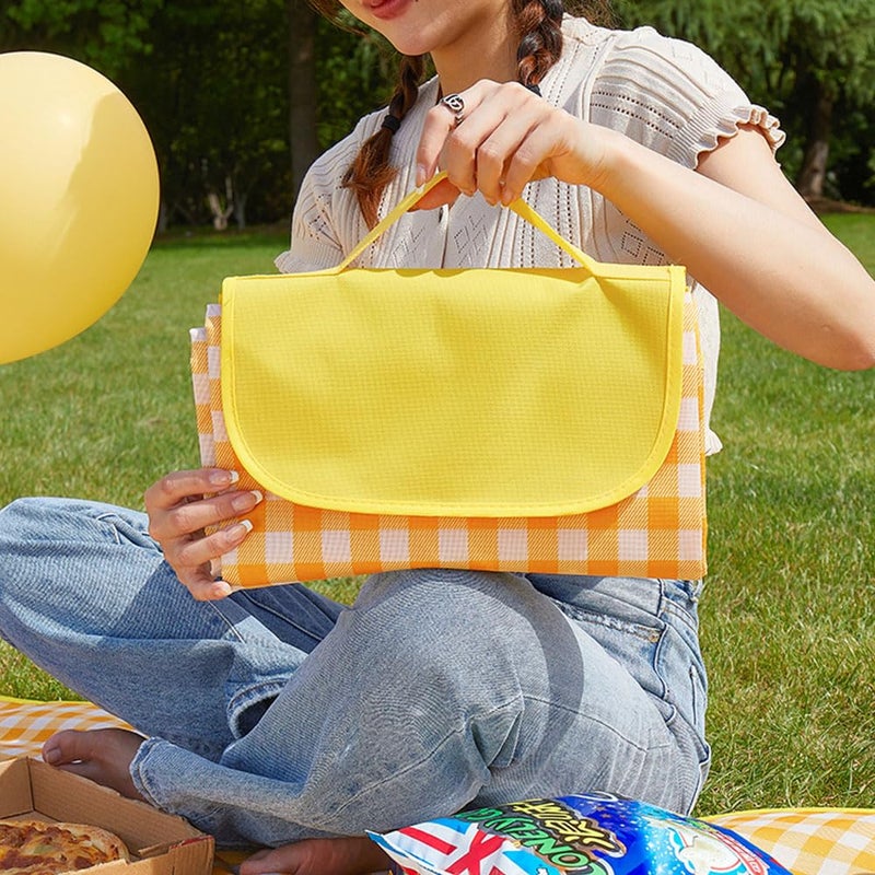 LRUUIDDE LRUUIDDE Extra Large 80x 80 Beach Blanket Outdoor Picnic Blankets Waterproof Sandproof Portable Blankets Foldable and Lightweight for Spring Summer Camping Beach Park 