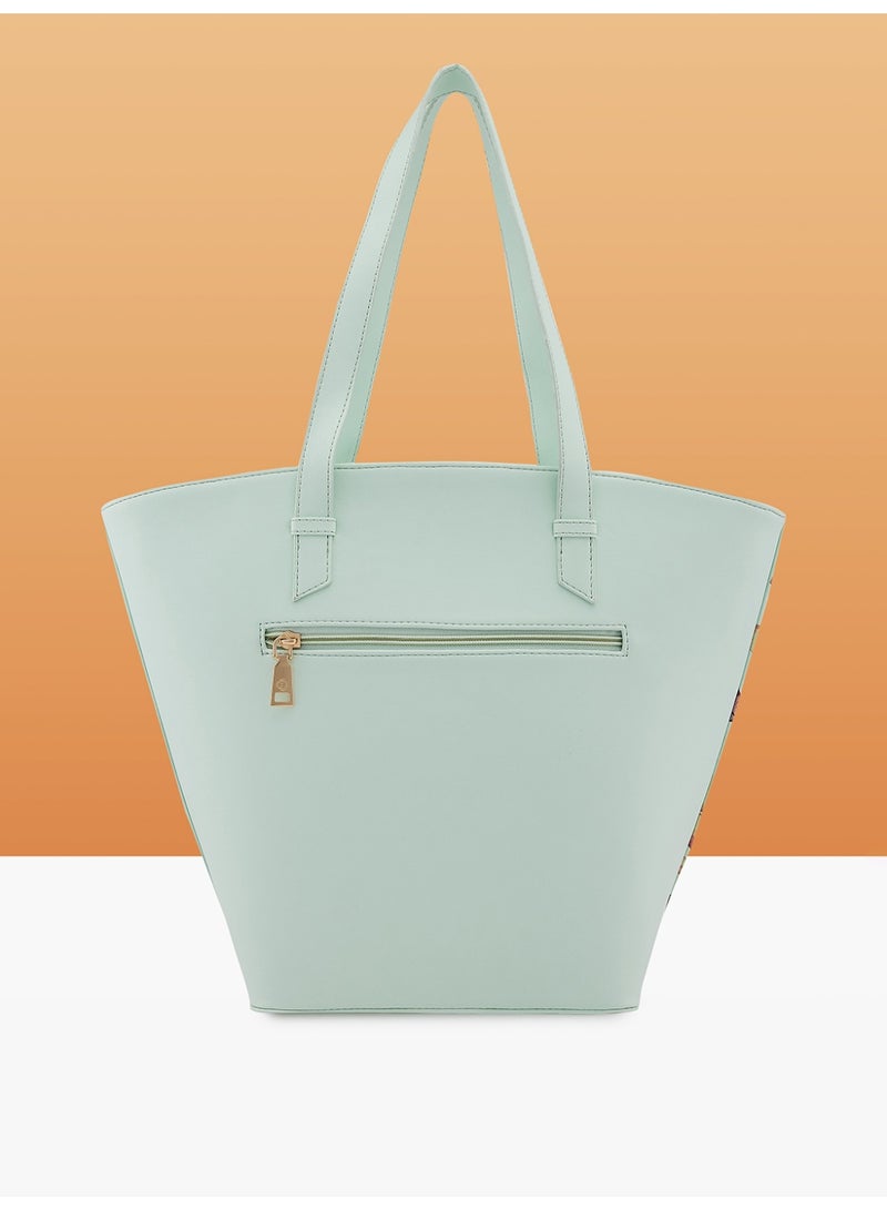 CAPRESE ALAYA SATCHEL LARGE GREEN - Image 5