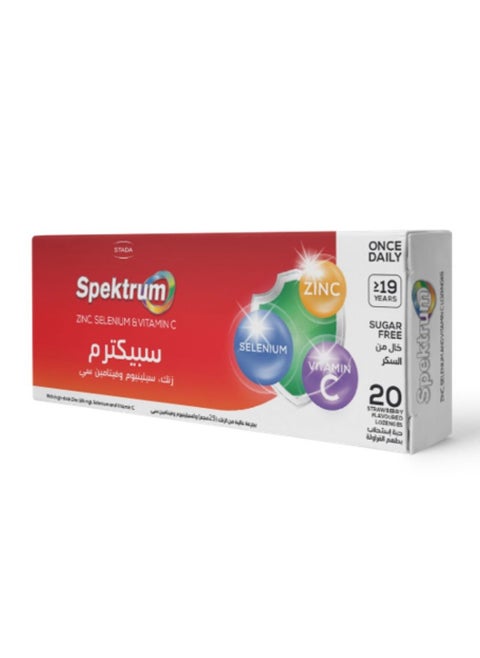 Spektrum Zinc, Selenium & Vitamin C 20 Lozenges