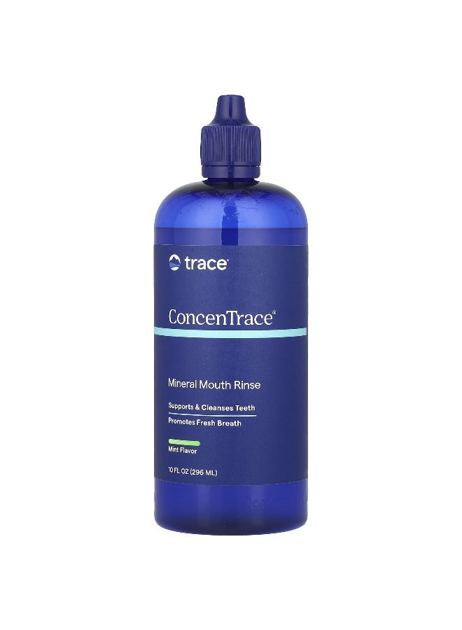 Trace, ConcenTrace® Mineral Mouth Rinse, Alcohol Free, Mint, 10 fl oz (296 ml) - Image 1