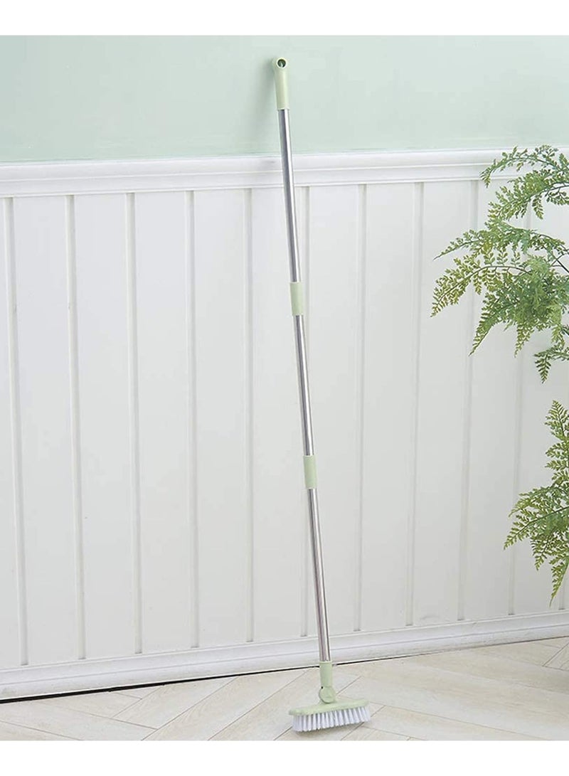 SOLARAE Floor Scrub Floor Scrub Brush Bathroom Bathtub Shower Tile Grout Scrubber Rotatable Handle Indoor Kitchen Push Broom Scrubbing Cleaning Brush - Image 5