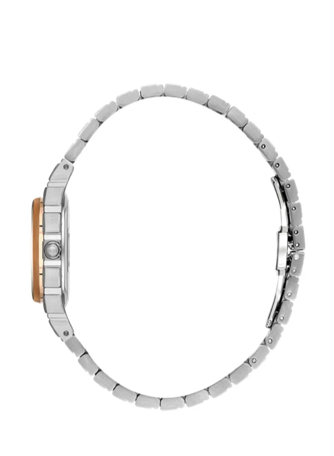 Freelook Paris Freelook - Charmant Women's Watch | Steel Case | Stainless Steel Band | Silver and Rose Gold & Round Dial | Analog | Japanese Quartz | Mineral Glass | Premium Luxury Watch | Ideal Gift | Water Resistant 50 Meters