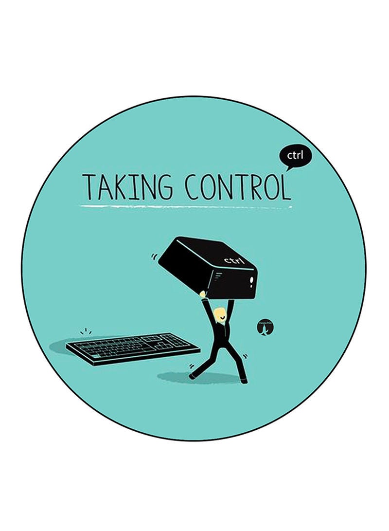 RKN English Phrases Printed Mouse Pad Multicolour