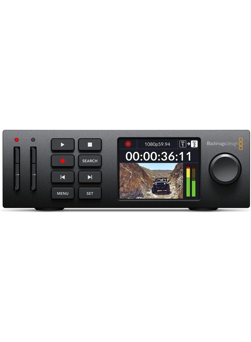 Blackmagic Design HyperDeck Studio HD Mini – Professional Broadcast Deck with SDI, HDMI, and USB Recording - Image 1