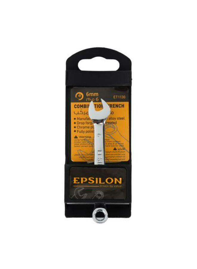 إبسلون ايبسيلون 6 مم - ET1130 | صلب مطروق ، مصقول بالكامل ، مقوي ومقاوم ، متين للغاية ، مثالي لتصلب وتفكيك الصواميل | فضة - Image 1