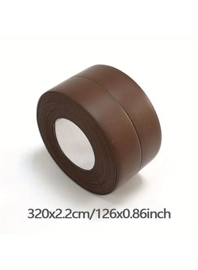 شريط تلبيس PVC وردي 125.98 × 0.87 بوصة ذاتي اللصق مقاوم للماء للمطبخ والحمام - Image 5