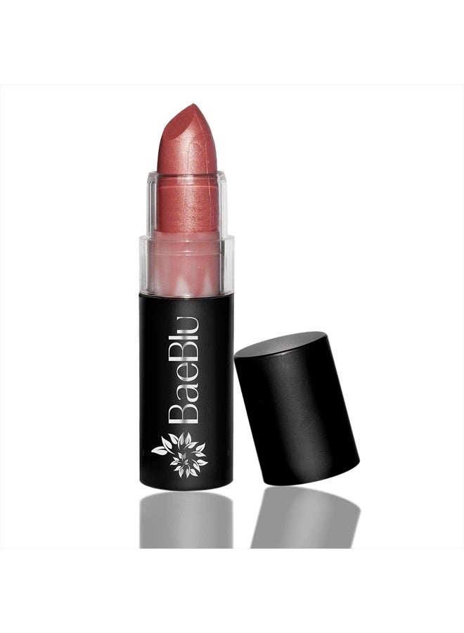 BaeBlu Organic Lipstick 100% Natural Hydrating Antioxidant-Rich, Made in USA, Hibiscus - Image 1